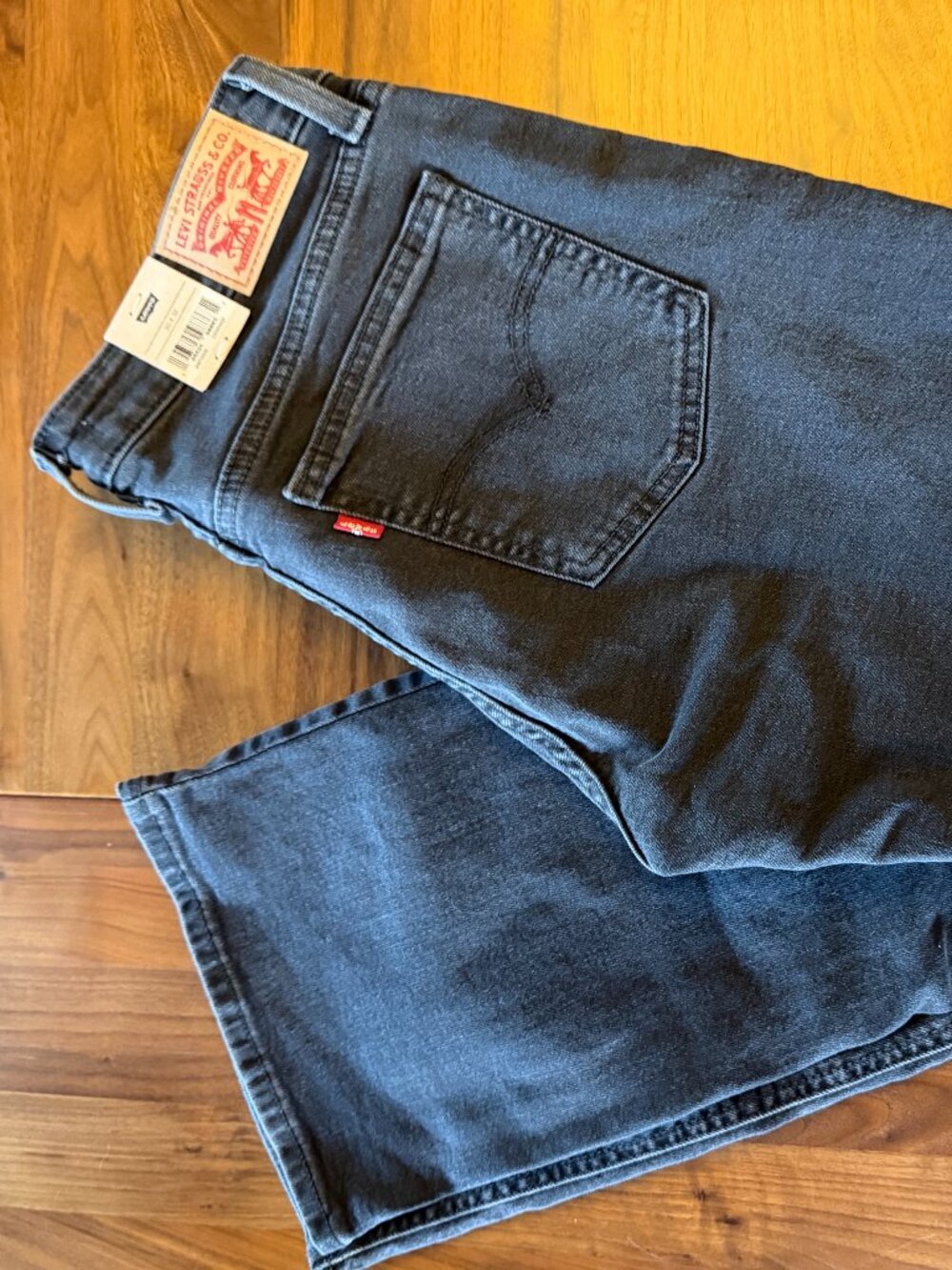 Levis Superlow Boot cut Jeans pants black 30 x 32